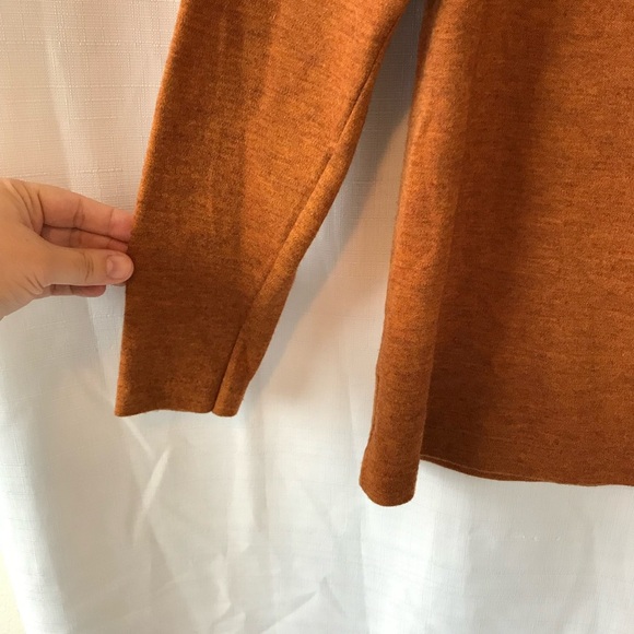 Claudine wool mix scoop neck 3/4 sleeve top - Picture 5 of 10